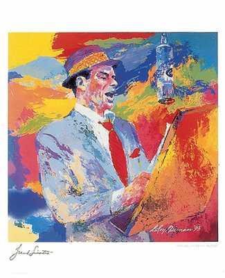 Frank Sinatra by Leroy Neiman - 20 x 24 inches - Fine Art Print / Poster