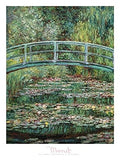 Le Pont Japonais a Giverny by Claude Monet - 19 3/4 x 15 3/4 inches - Fine Art Print / Poster