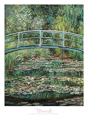 Le Pont Japonais a Giverny by Claude Monet - 19 3/4 x 15 3/4 inches - Fine Art Print / Poster