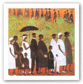 Ellis Wilson - Funeral Procession - Multicolor Art Print Poster, 27 x 30 inches, Unframed, Wall Mount, Hallway/Entryway