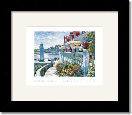 Lighthouse at Sauzon (small) - Howard Behrens | Art Print Poster
