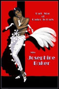 Bruce Teleky Josephine Baker African-American Jazz Star by Clifford Faust Art Deco Print Poster (11 7/8 X 17 7/8")