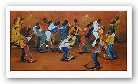 Dance Marathon by Annie Lee 14"x28" Art Print Poster