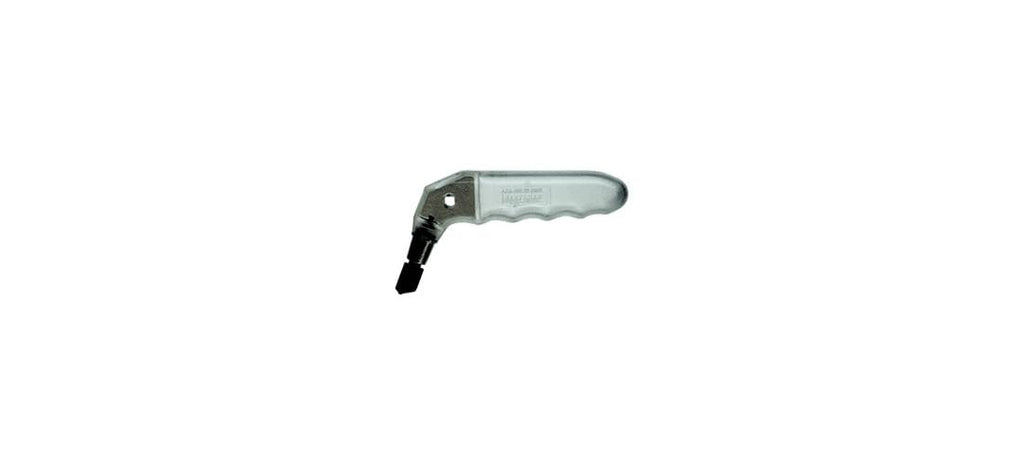 C.R. LAURENCE 01715 CRL Fletcher Gold Tip Designer II Wide Head Glass Cutter With Clear Pistol Grip Handle