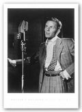Frank Sinatra (with microphone) by William Gottlieb 24"x18" Art Print Poster