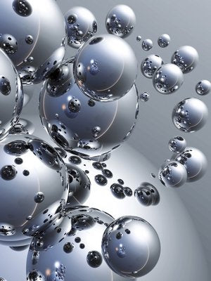Silver Orbs - Poster by Trevor Scobie (23.5 x 31.5)