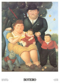 A Family by Fernando Botero - 37 1/2 x 26 3/4 inches - Fine Art Print / Poster