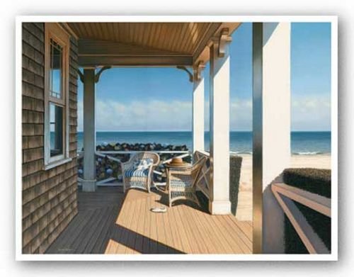 Nantucket Shore - Poster by Daniel Pollera (25 x 19)