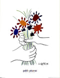 Main Aux Fleurs by Pablo Picasso Art Print, 24 x 32 inches