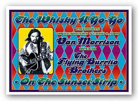 Van Morrison, 1969: Whisky-A-Go-Go, Los Angeles by Dennis Loren 13.5"x19.5" Art Print