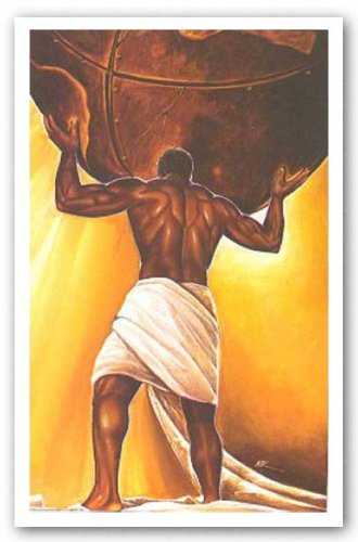 Bruce Teleky Power of Man by Kevin Williams (WAK) 23.5"x30" Art Print Poster African-American