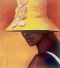 Yellow Hat * by Laurie Cooper - 25 3/4 x 22 inches - Fine Art Print / Poster
