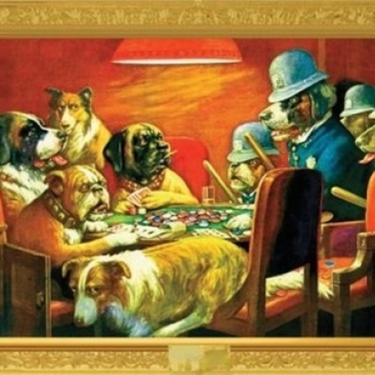 Coolidge Dogs - Busted Poster Print (24 x 36)