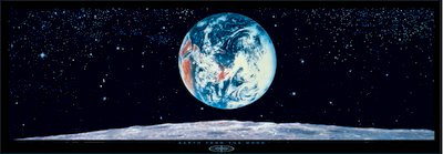 Earth from the Moon - Ros Roberts | Art Print Poster