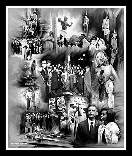 Wishum Gregory Lest We Not Forget (11x8.5 Inches - Black Frame)