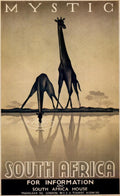 (22x36) Ullman Mystic South Africa Vintage Art Print Poster