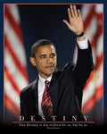 Barack Obama (Destiny) Art Poster Print
