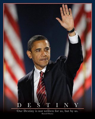 Barack Obama (Destiny) Art Poster Print