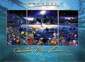 Barewalls Harmony, Art Poster by Christian Riese Lassen