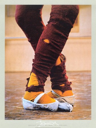 Harvey Edwards - Leg Warmers - Ballet Art Print Poster (Overall Size: 23.5x31.5) (Image Size: 21x28.25)
