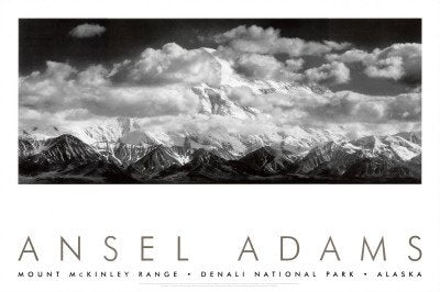 Range Clouds - Poster by Ansel Adams (36 x 24)