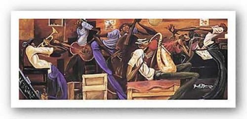 Bruce Teleky Backstage by Frank Morrison 14.125"x35.75" Art Print Poster