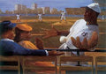 artworkforless.com Foul Ball in Fair Territory by Earl Jackson - 24 x 30 inches - Fine Art Print/Poster
