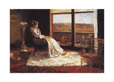 Mrs. Chandler in Her Room - Poster by Robert Jenkins Onderdonk (24x18)
