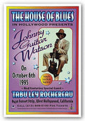 Bruce Teleky Johnny Guitar Watson, The House of Blues, Hollywood, 1995 by Dennis Loren 19.5"x13.5"