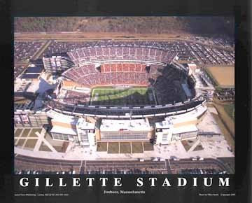 Gillette Stadium - Foxboro, Massachusetts by Mike Smith - 22 x 28 inches - Fine Art Print / Poster