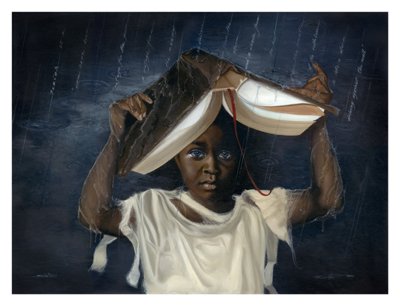 Sheltered Art Print by Edwin Lester - 24 x 32in