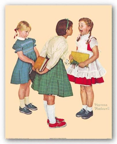 Missing Tooth by Norman Rockwell 14"x11" Art Print Poster