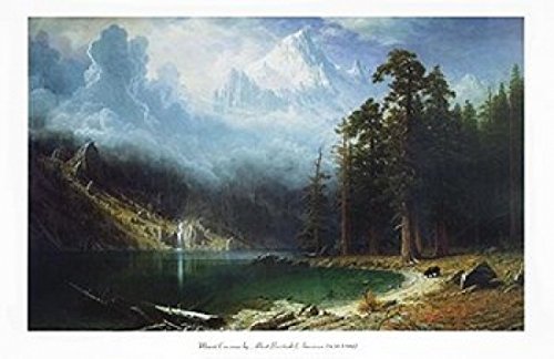 Mount Corcoran by Albert Bierstadt - 26 x 40 inches - Fine Art Print / Poster