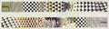 Metamorphosis (4 panels) by M.C. Escher - 8 1/2 x 40 7/8 ea inches - Fine Art Print / Poster