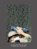 Vietnam Memorial Wall - Poster by Ken Marlow (24 x 32)