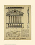 New York Stock Exchange - Poster by Roger Vilar (14 x 18)