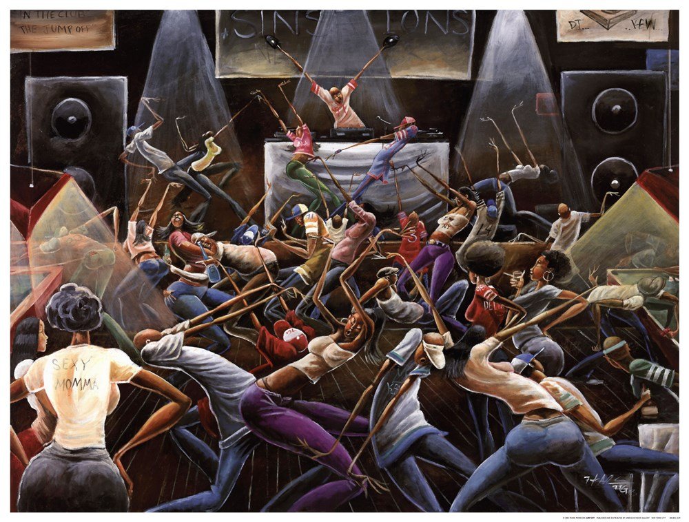 Great Art Jump Off by Frank Morrison Art Print, 36 x 27 inches
