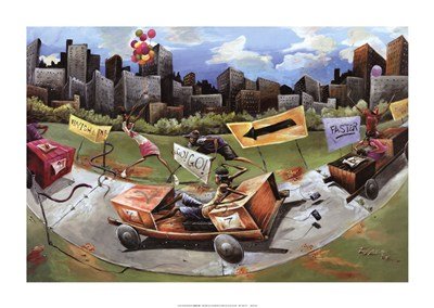Finish Line by Frank Morrison 34x24 Art Print Poster