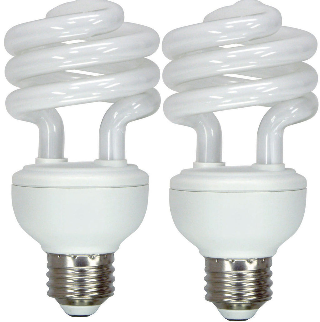 GE Lighting Energy Smart Spiral CFL, 825-Lumen T3 Spiral Light Bulb with Medium Base