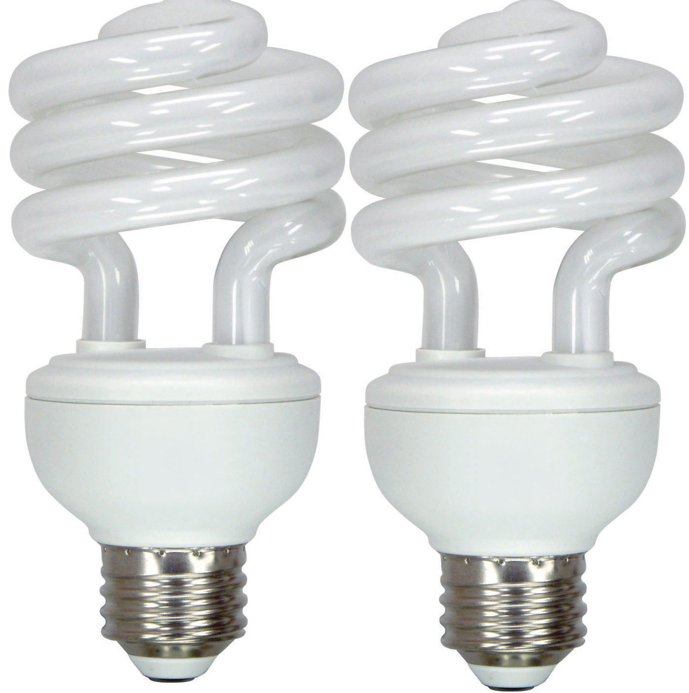 GE Lighting Energy Smart Spiral CFL, 825-Lumen T3 Spiral Light Bulb with Medium Base
