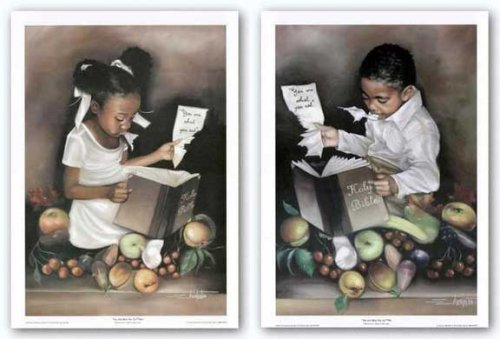 You Are What You Eat Set by Edwin Lester 14"x20" Art Print Poster by Bruce Teleky