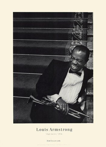 Bruce McGaw Louis Armstrong - Poster by Bob Willoughby (19.75x27.5)