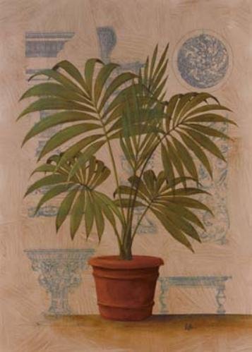 Palm and Furniture I by Wilbur Art Print Size:18 "x 24 "