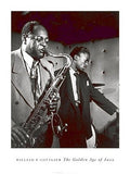 Bruce Teleky Coleman Hawkins and Miles Davis by William Gottlieb 32"x24" Art Print Poster
