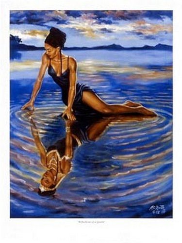 Reflections of a Queen by A.C. Smith - 24 x 18 inches - Fine Art Print / Poster by GatorFrames.com