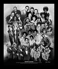 The Poster Corp Wishum Gregory Motown Legends (A Tribute to Motown Music), 11x8.5 inches Framed Art Print for Living Room and Bedroom