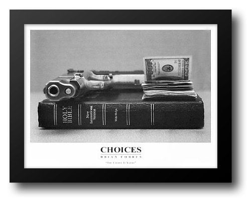 Choices 18x15 Framed Art Print by Forbes, Brian