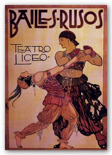Bruce Teleky Bailes-Rusos (Russian Dancers) by Anonymous 36"x25" Art Print Poster