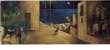 Barewalls El Perro Y La Luna, Art Poster by Didier Lourenco