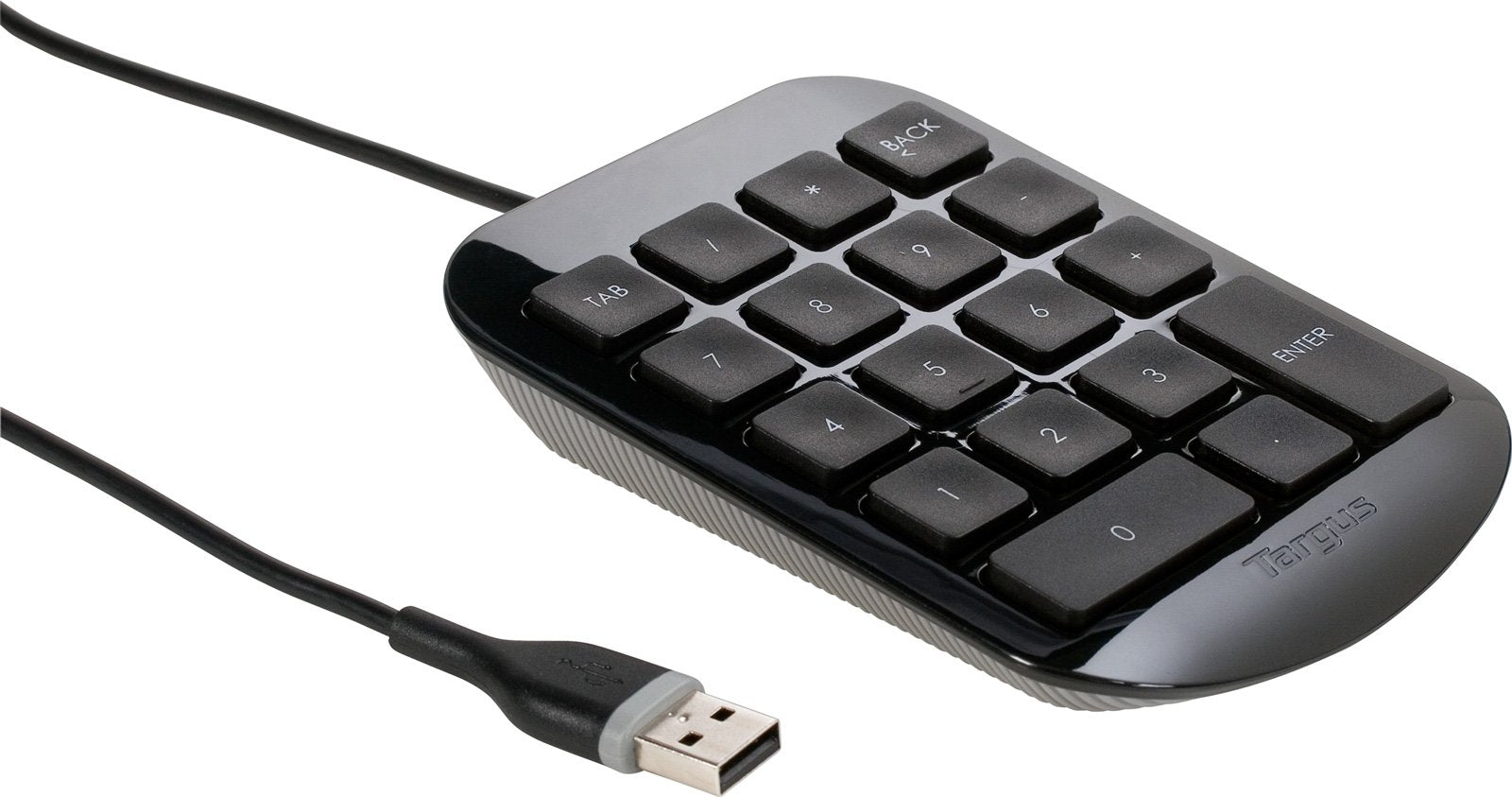 Targus - Numeric Keypad with USB Connection - Plug and Play Device - Connect with Laptop, Desktop and Electronic USB-A Devices - AKP1OUS